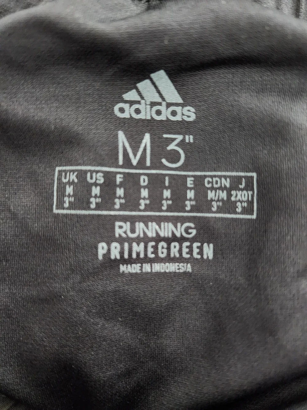 adidas Black Running Shorts with Light Pink Logos - Picture 2 of 3